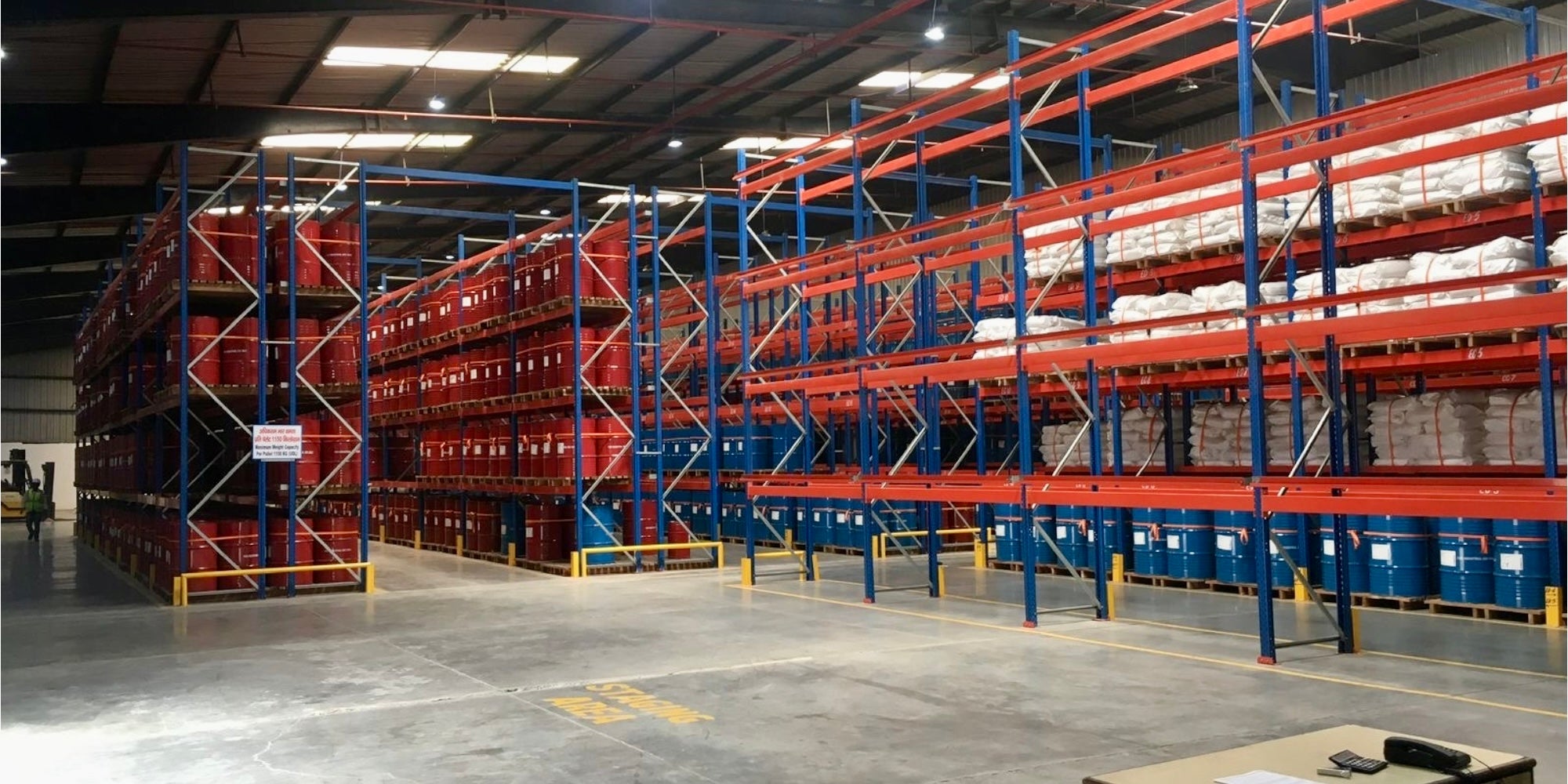 Warehousing facility by Anamika Logistics.