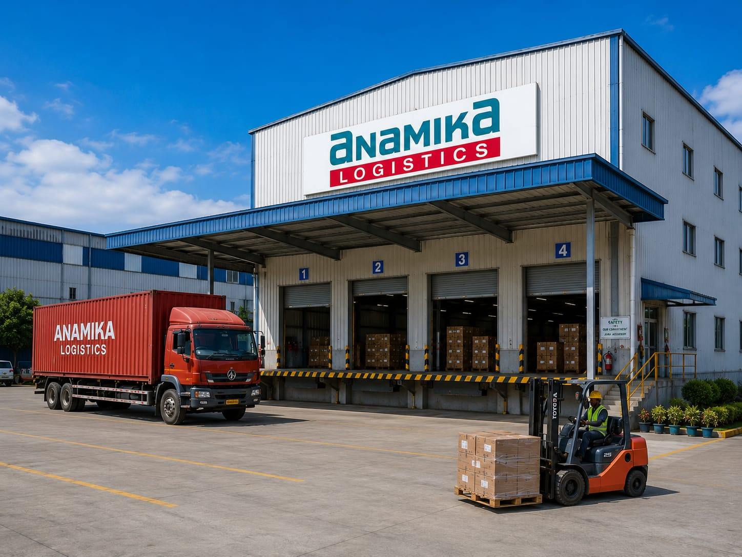 Anamika Logistics modern warehouse and supply chain infrastructure